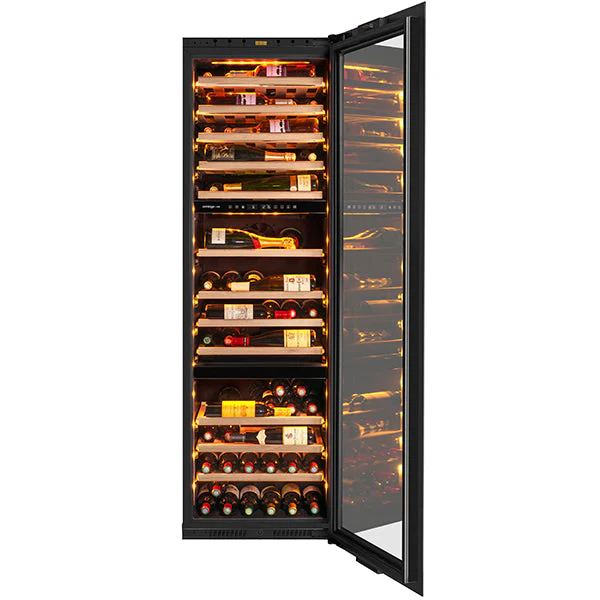 Avintage 94-Bottle Built-In Wine Cooler with Dual Temperature Zones