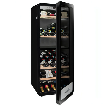 Dual-Temperature Wine Cooler by La Sommeliere – Holds 143 Bottles, Freestanding