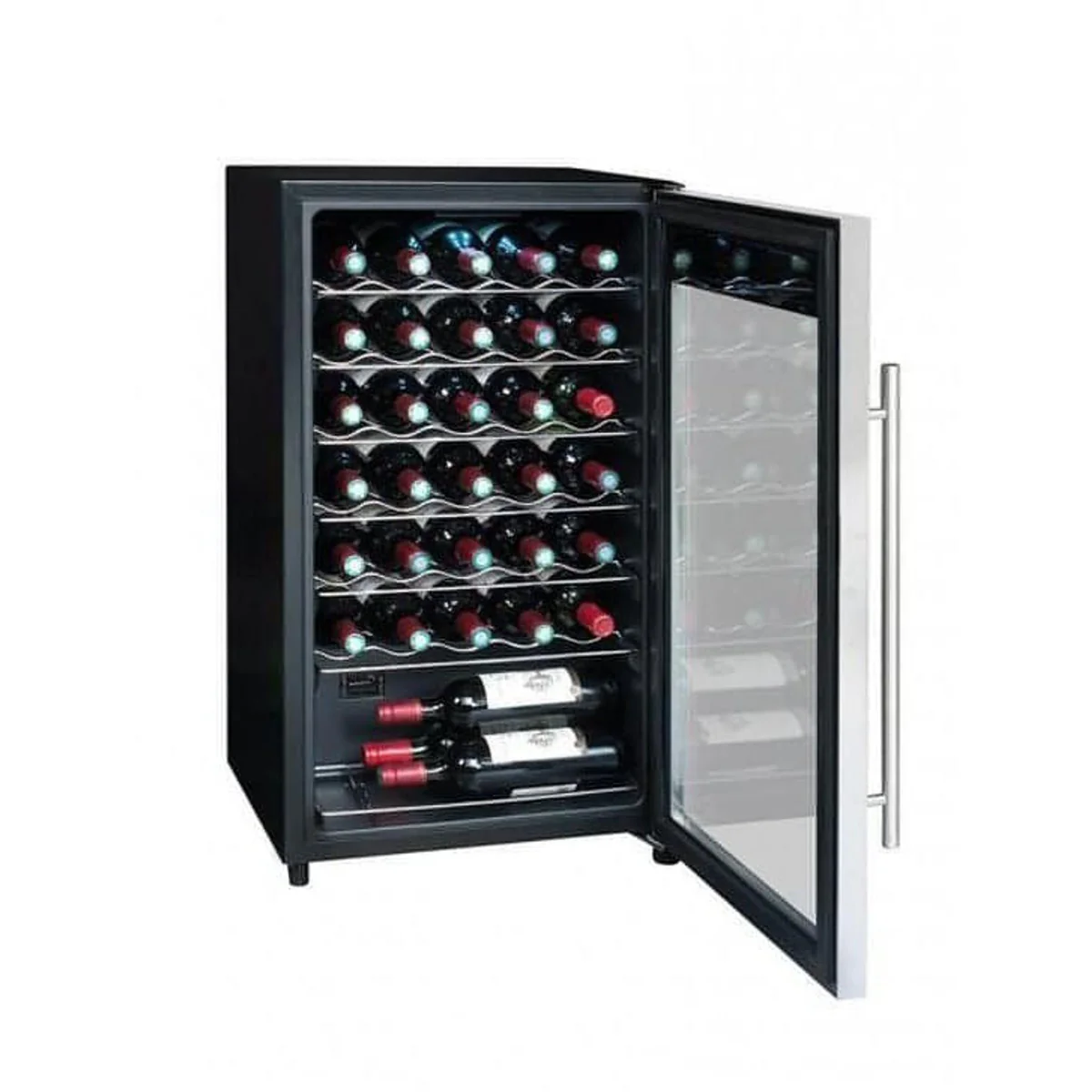 La Sommeliere Single-Temperature Wine Fridge – Freestanding, 34-Bottle Capacity