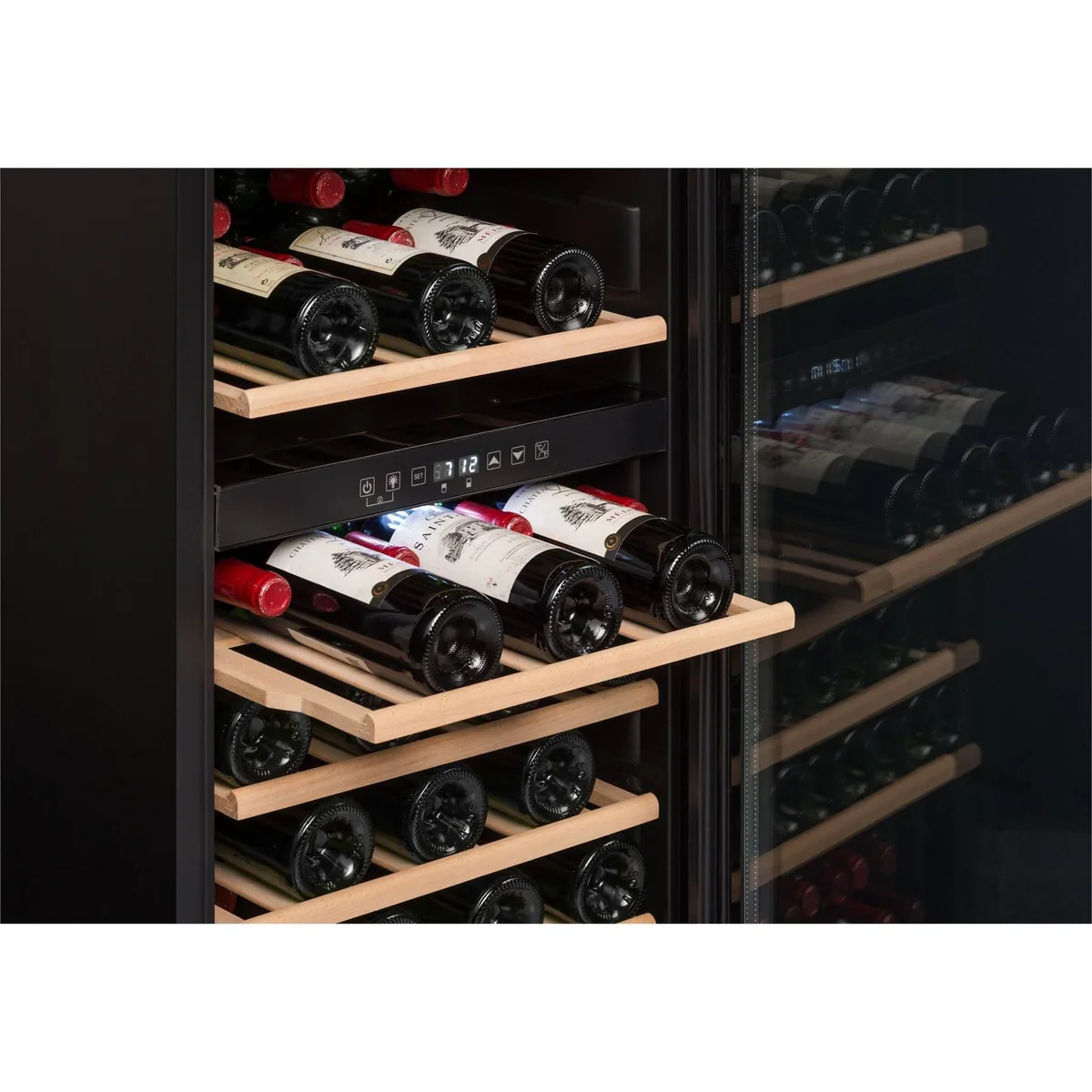 La Sommeliere Freestanding Wine Cooler – 75 Bottles with Dual Temperature Functionality