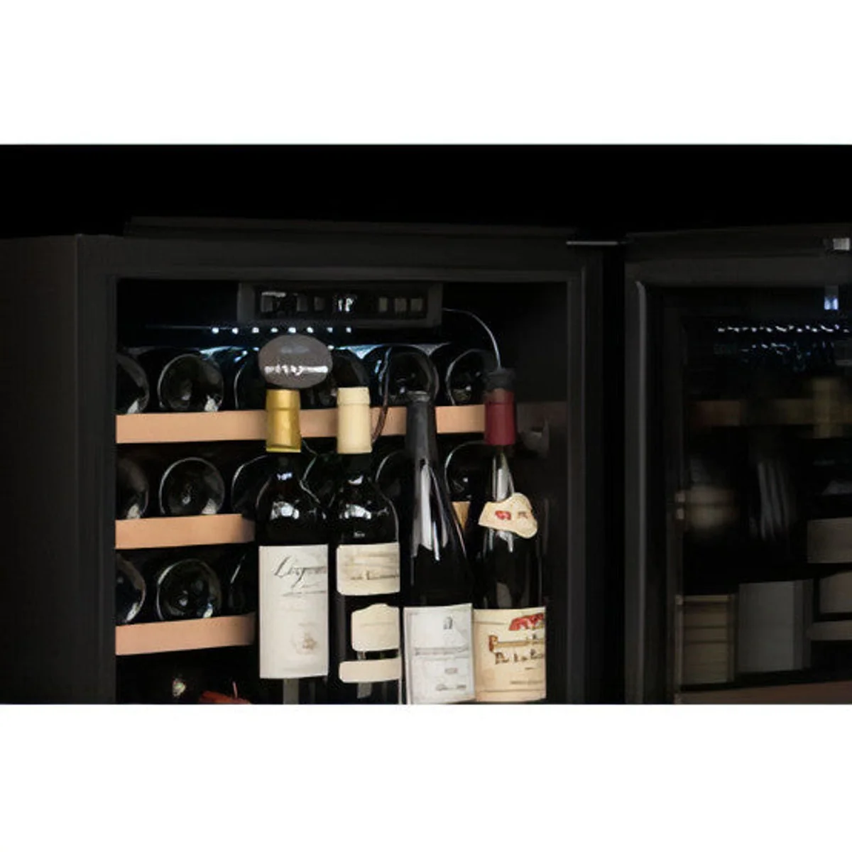 33-Bottle Avintage Wine Cooler with Integrated Single Temperature Zone