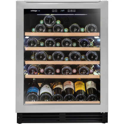 Avintage Compact Under-Counter Wine Cooler, Single-Zone, 53 Bottles