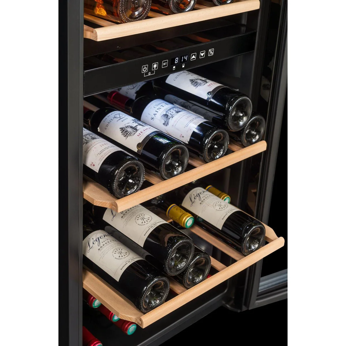 91-Bottle Freestanding Wine Cooler with Dual Temperature by La Sommeliere