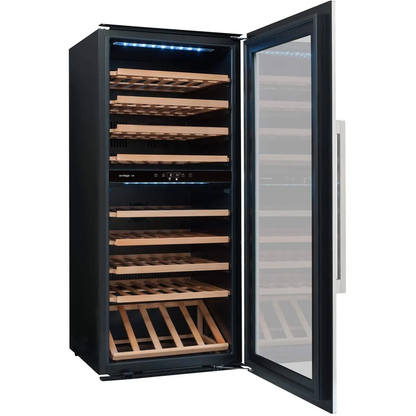 Built-In Wine Refrigerator by Avintage, 79 Bottles, Dual Temperature Control