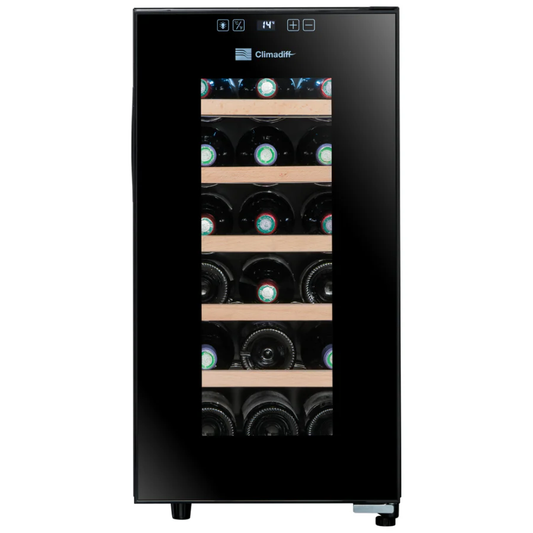 Climadiff Freestanding 18-Bottle Single-Temperature Wine Cooler