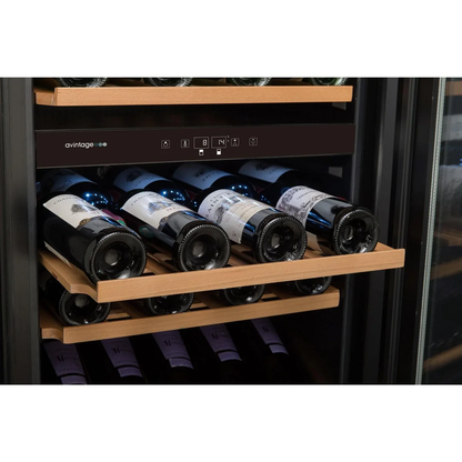 Avintage Dual-Zone Wine Cooler for 52 Bottles, In-Column or Integrated Option