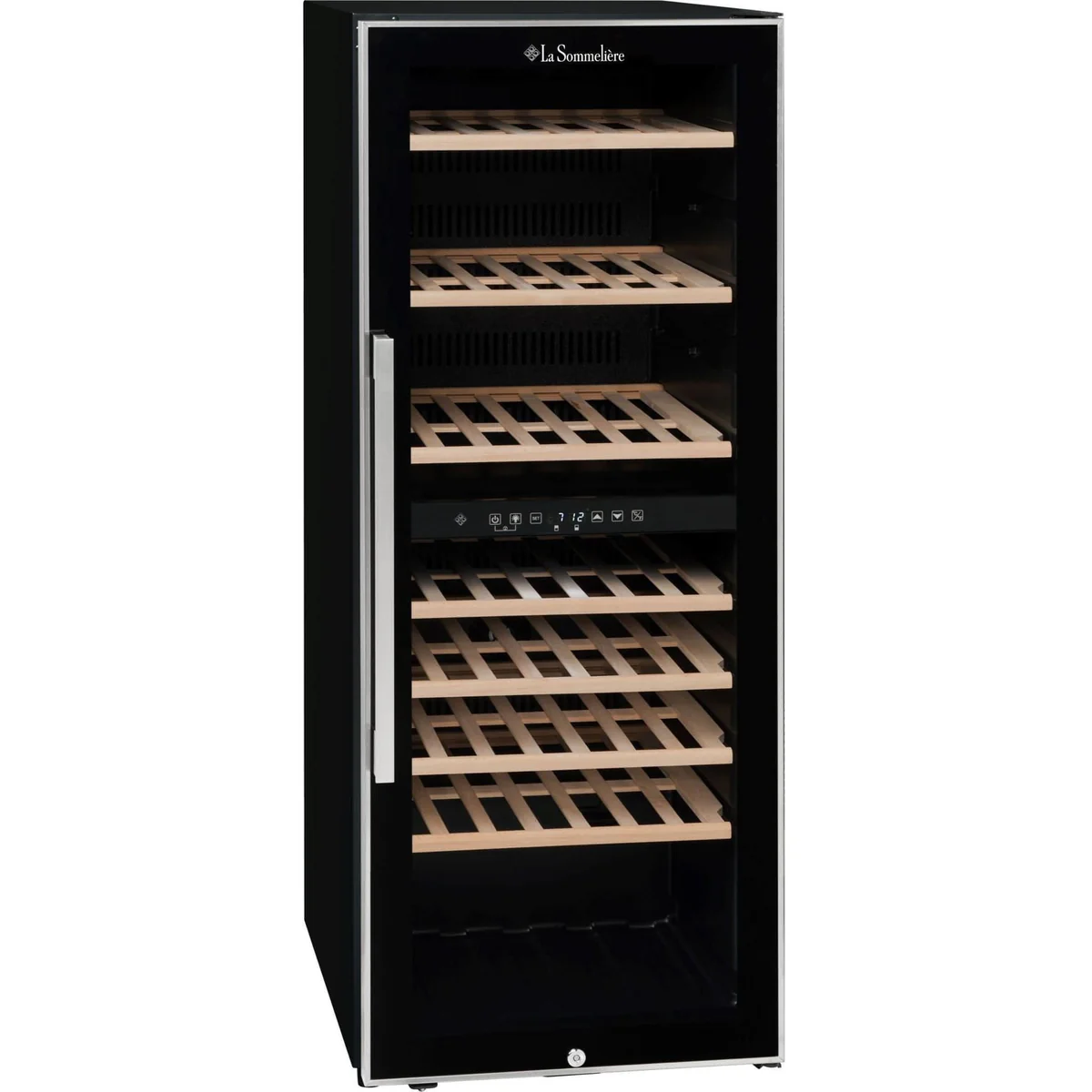 Dual-Temperature Wine Cooler (75 Bottles) by La Sommeliere – Freestanding Unit