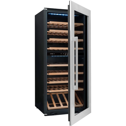 Avintage Wine Cooler – Dual Temperature, 79 Bottle Capacity, Ideal for In-Cabinet Use