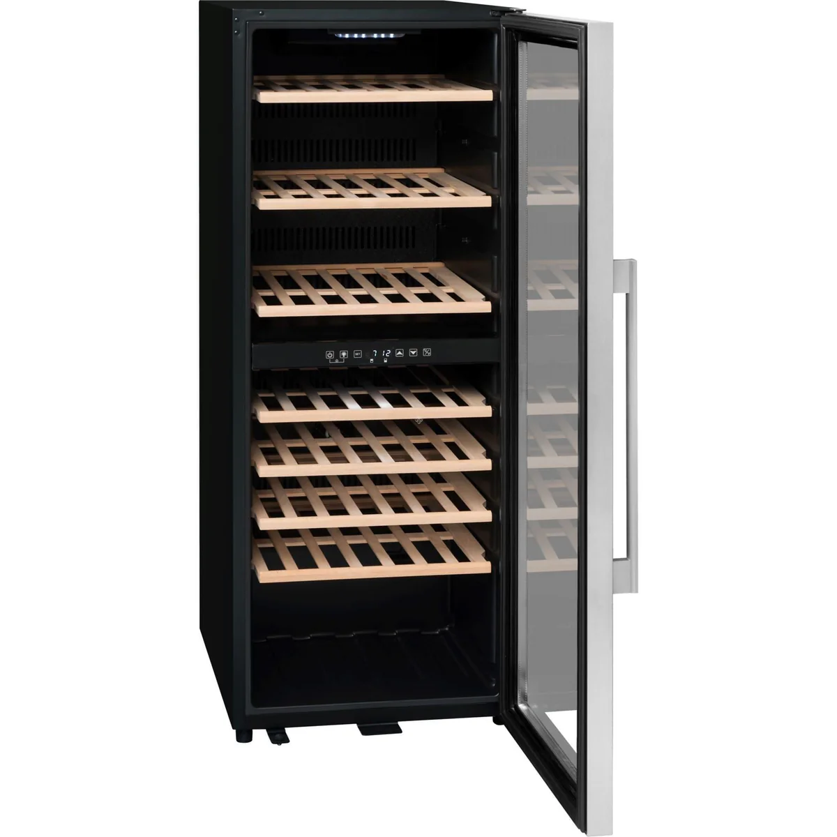 La Sommeliere 75-Bottle Freestanding Wine Cooler with Dual Temperature Settings