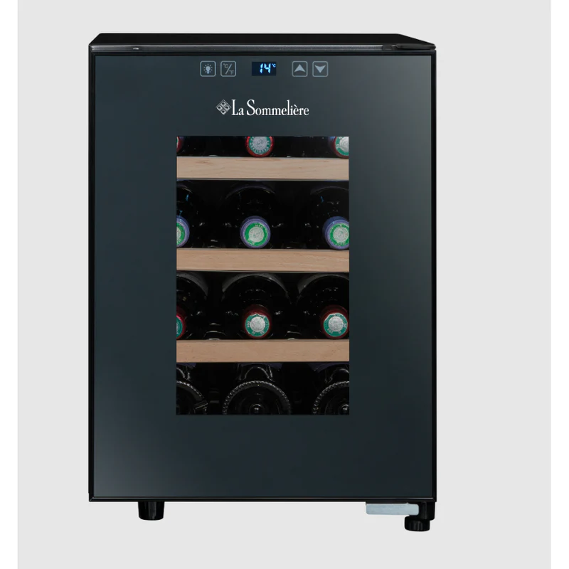 La Sommeliere Single-Temperature Freestanding 12 Bottles Wine Cooler