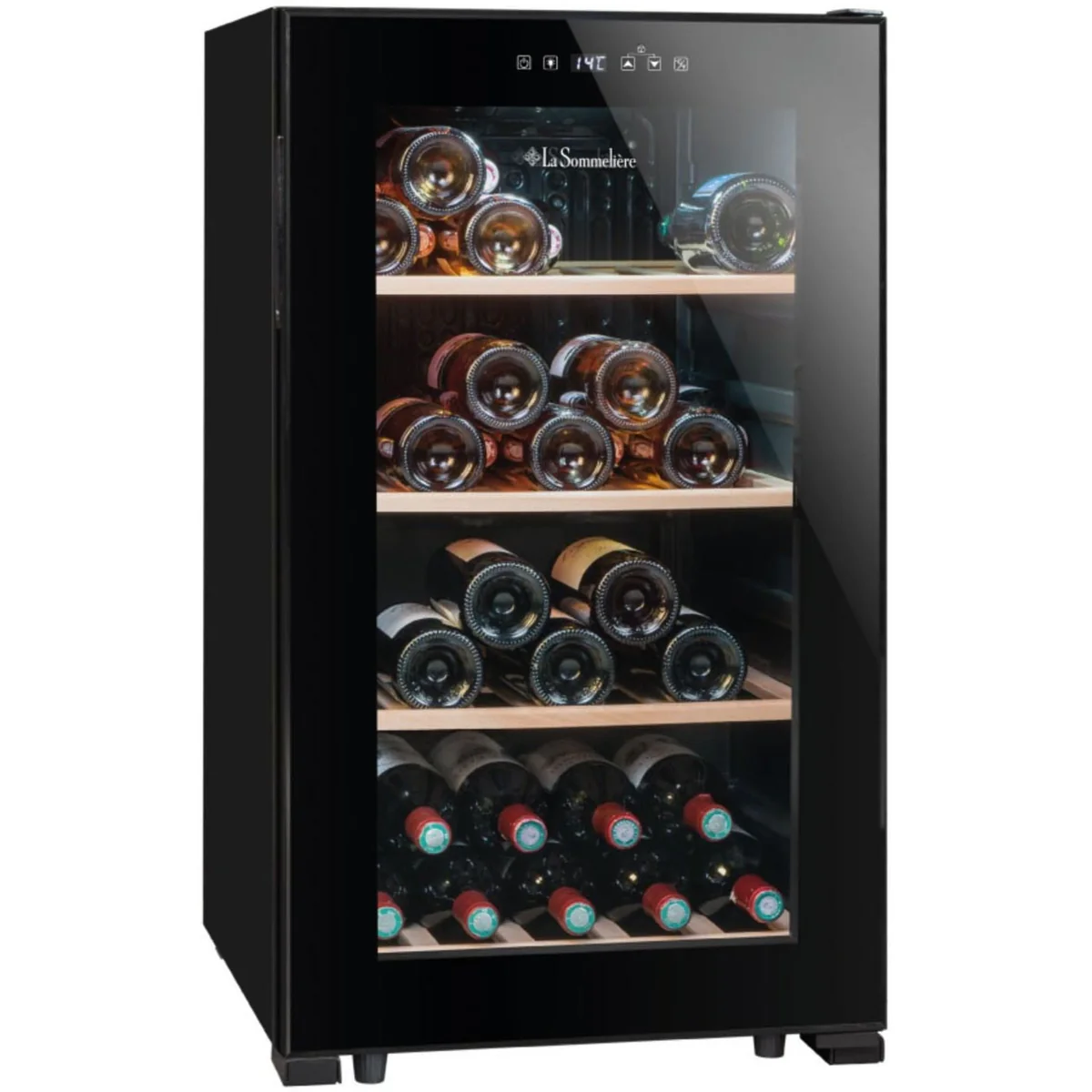 La Sommeliere 52-Bottle Freestanding Wine Cooler with Single Temperature Control