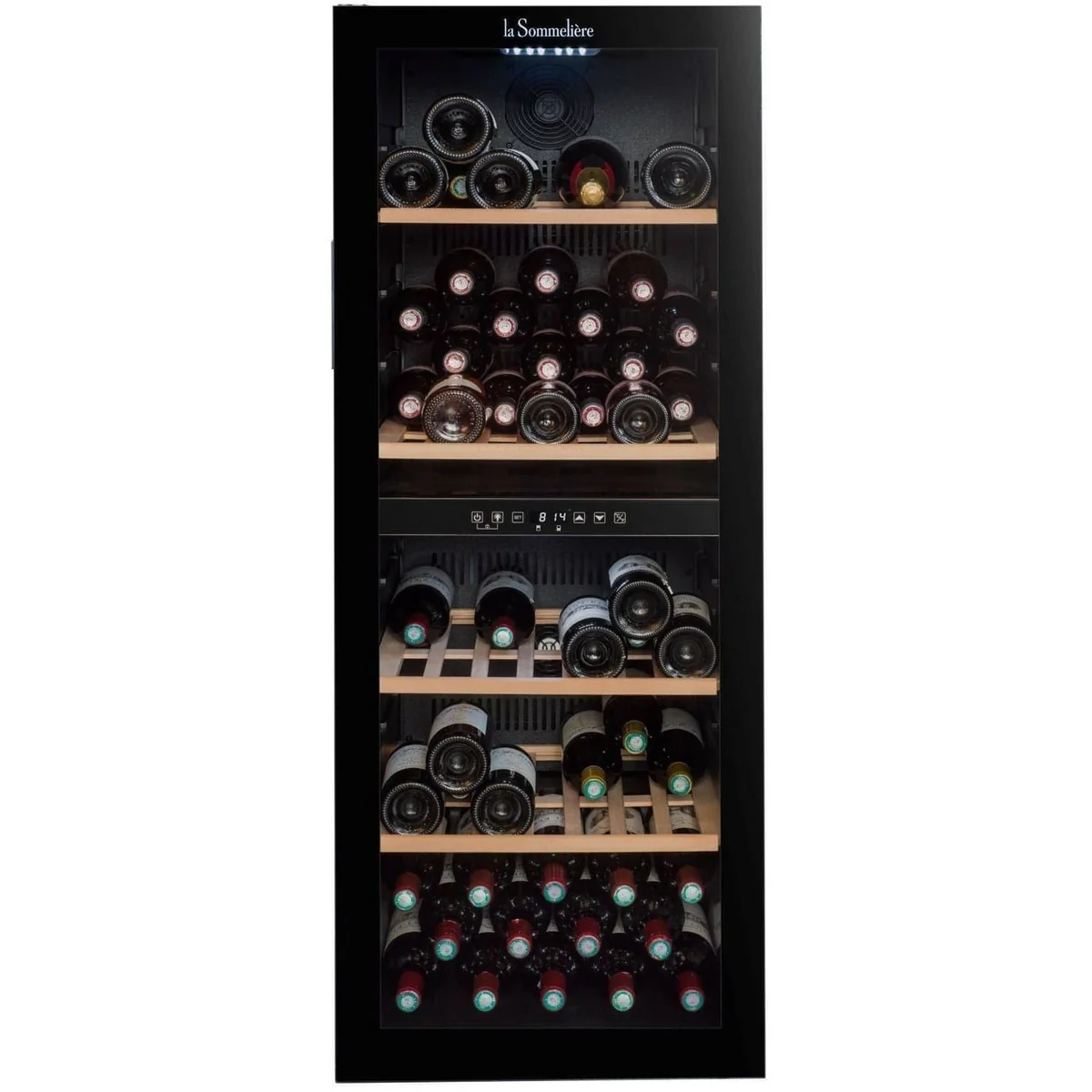 La Sommeliere 91-Bottle Dual-Temperature Freestanding Wine Cooler