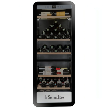 La Sommeliere 181-Bottle Dual-Zone Wine Cooler, Freestanding Design