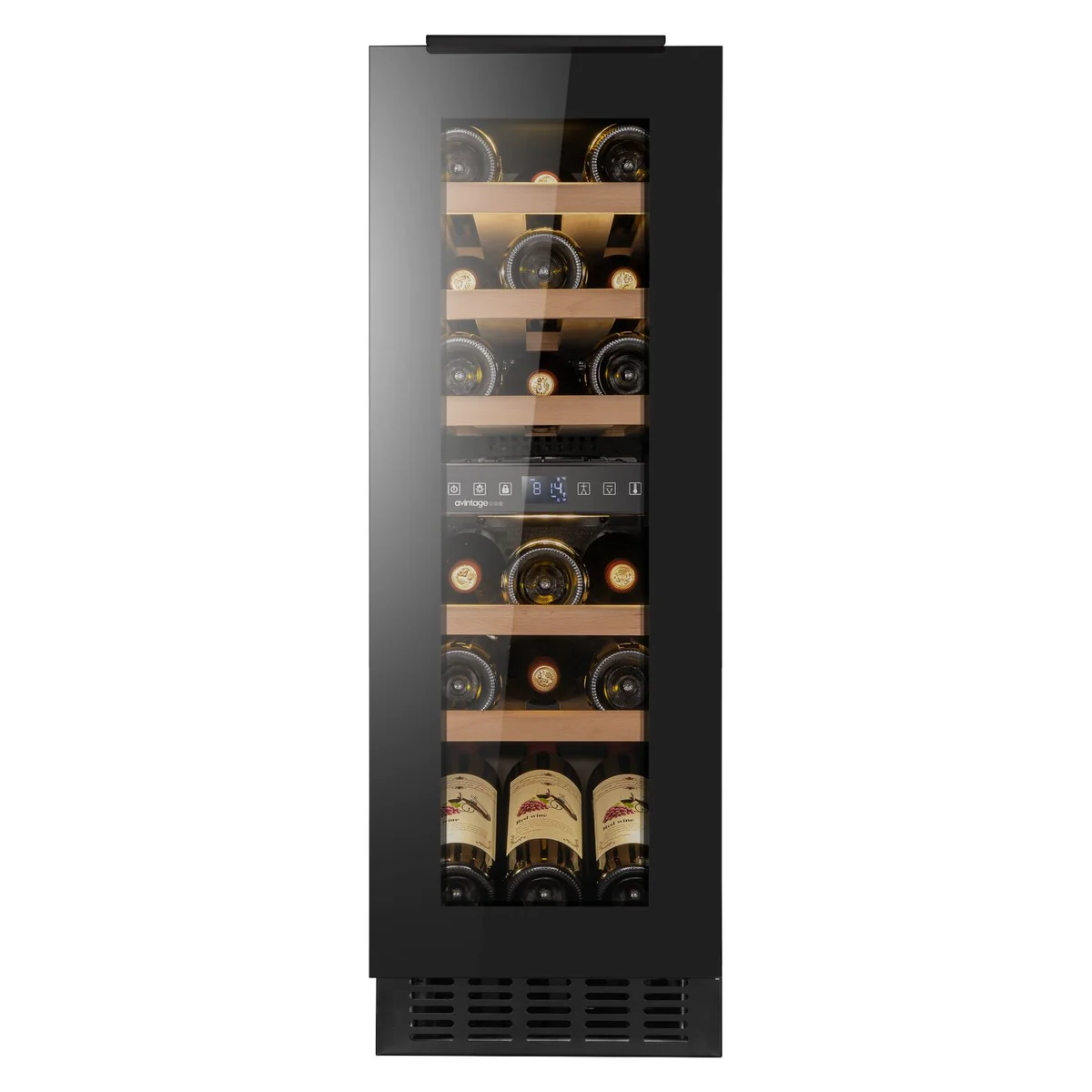 Avintage 18-Bottle Dual-Zone Undercounter Wine Cooler – Perfect Wine Storage Solution