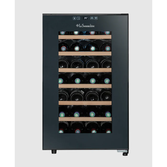 La Sommeliere Single-Temperature Freestanding 28 Bottles Wine Cooler