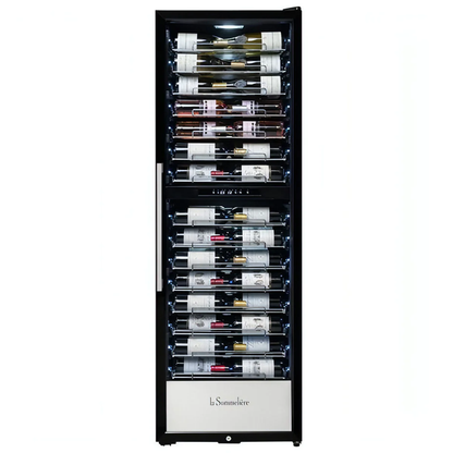 La Sommeliere 152-Bottle Dual-Zone Wine Cooler - Freestanding Design