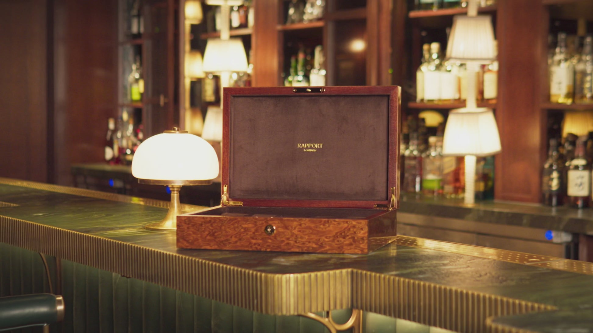 Brompton Brown Cigar Storage Box, Premium Handmade Humidor