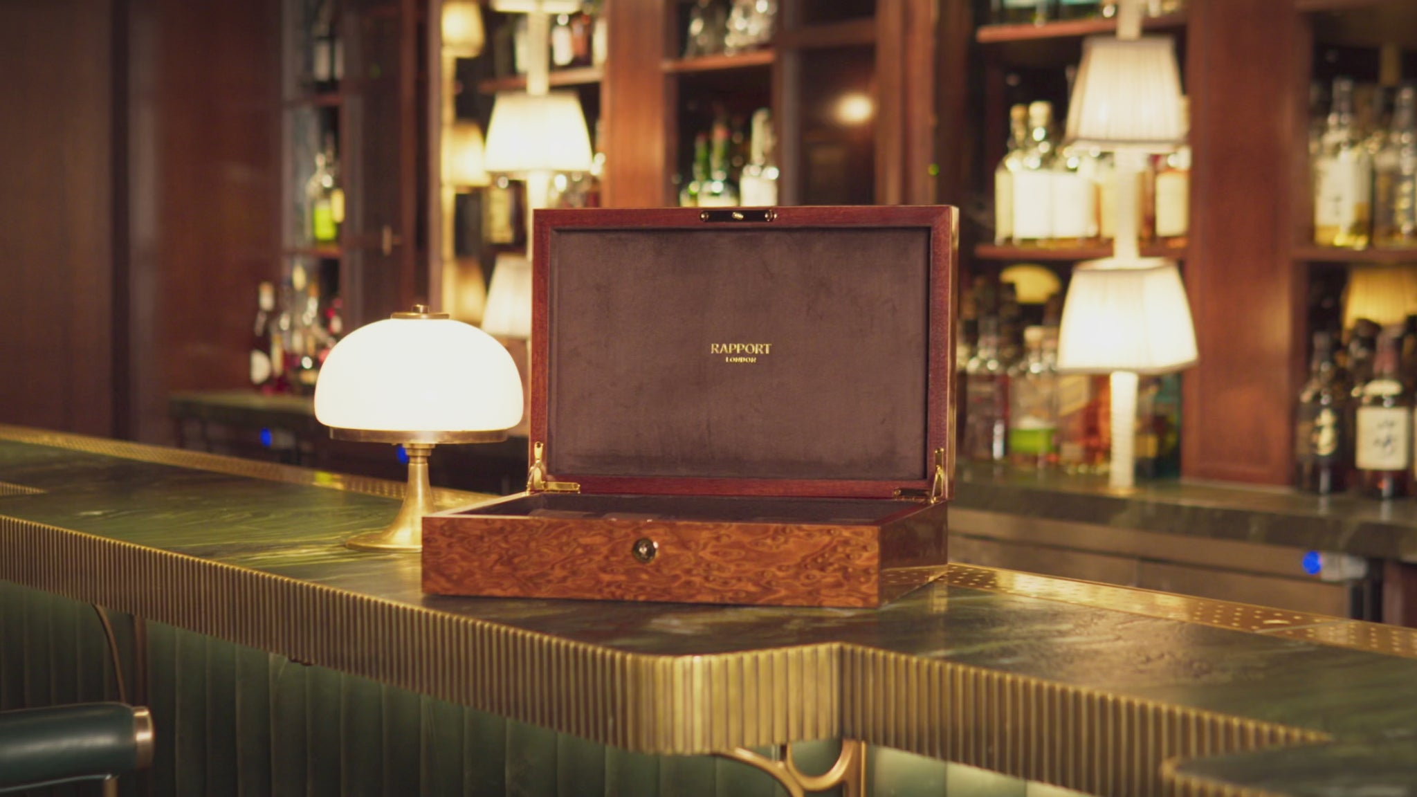 Brompton Brown Cigar Storage Box, Premium Handmade Humidor